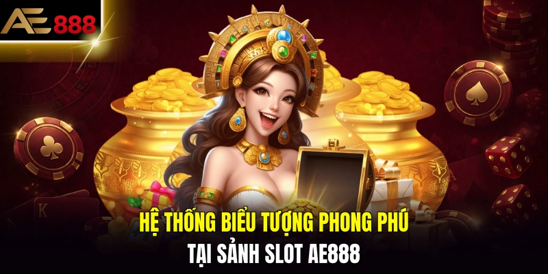 Hệ thống biểu tượng phong phú tại sảnh slot AE888