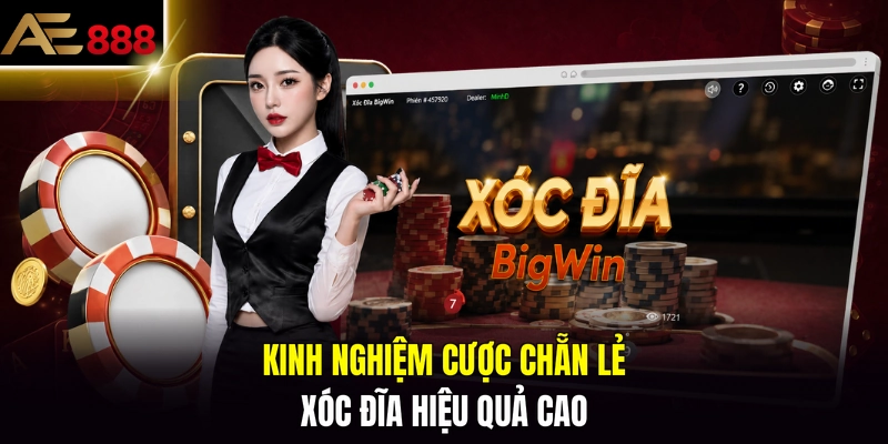 Kinh nghiệm cược chẵn lẻ xóc đĩa hiệu quả cao